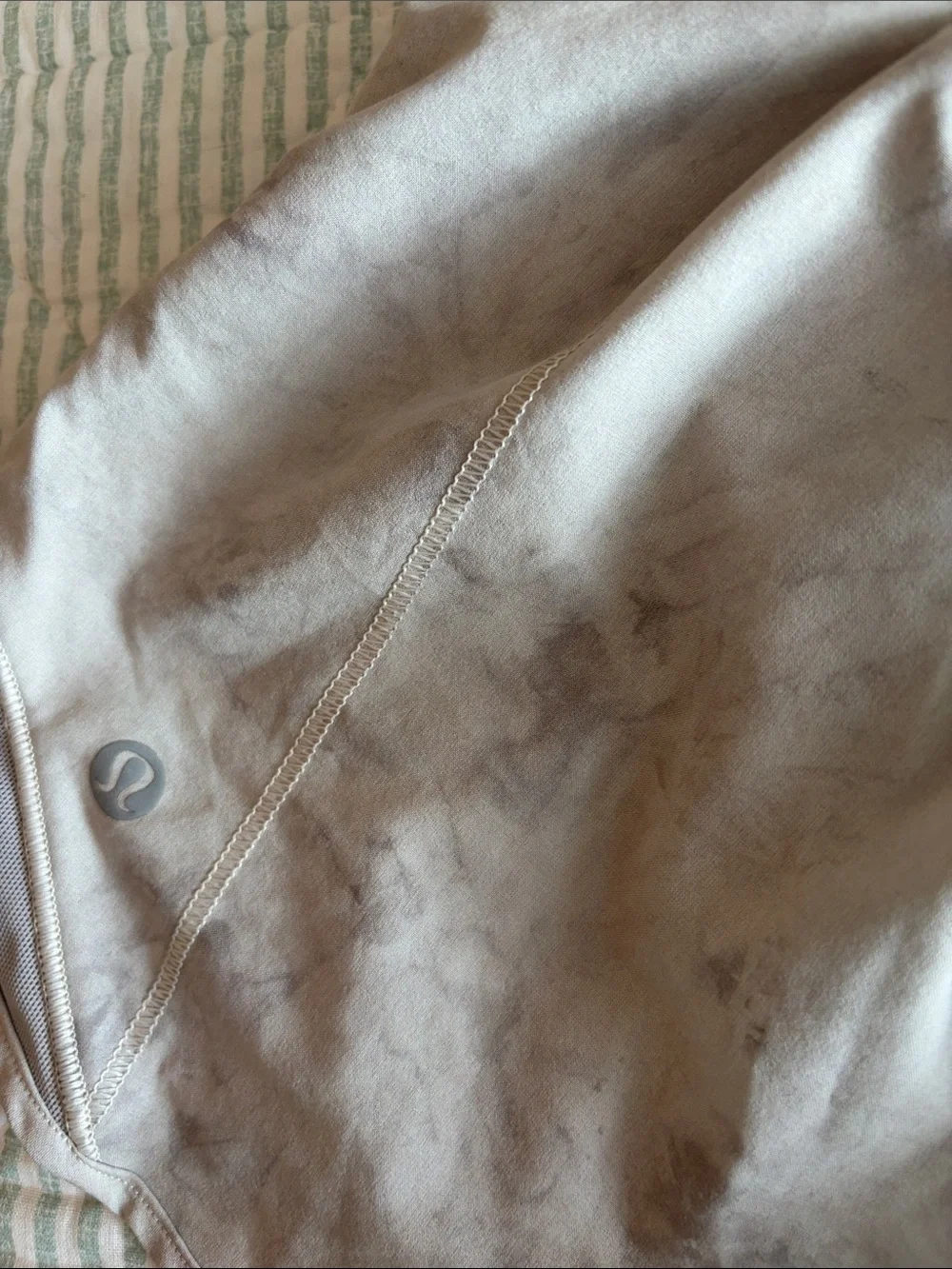 Lululemon Hottie Hot Light Taupe marbled Running Shorts - Picture 4 of 4